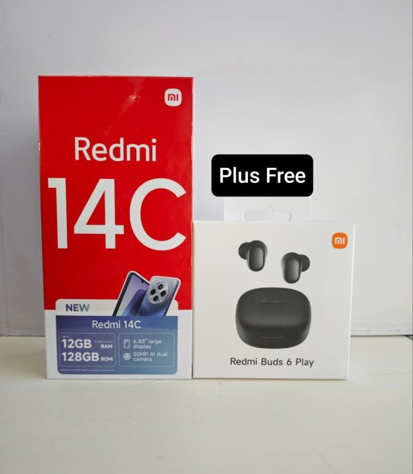 Redmi 14C 6GB 128GB Plus Free Redmi buds 6 play