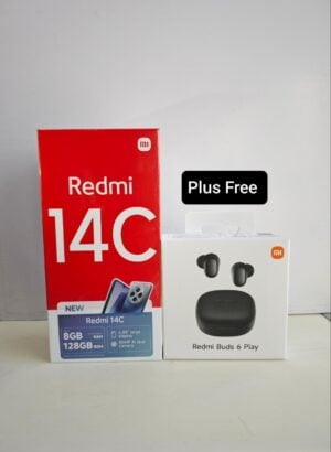 Xiaomi Redmi 14C 4GB/128GB Smartphone + Free Redmi buds 6 play