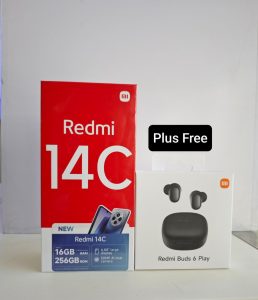 Xiaomi Redmi 14C 8GB/256GB Smartphone + Free Redmi buds 6 play