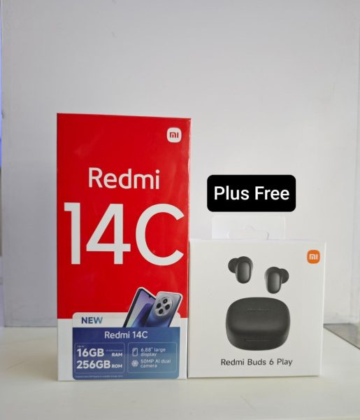 Xiaomi Redmi 14C 8GB/256GB Smartphone + Free Redmi buds 6 play