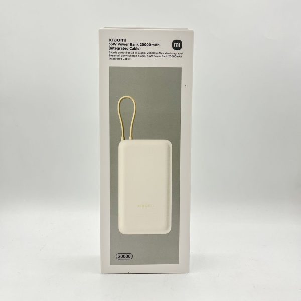 Xiaomi 33W Powerbank 20000mAh (integrated cable)