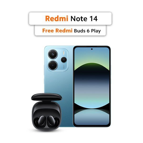 Xiaomi Redmi Note 14 (6GB/128GB) + Free Redmi buds 6 play