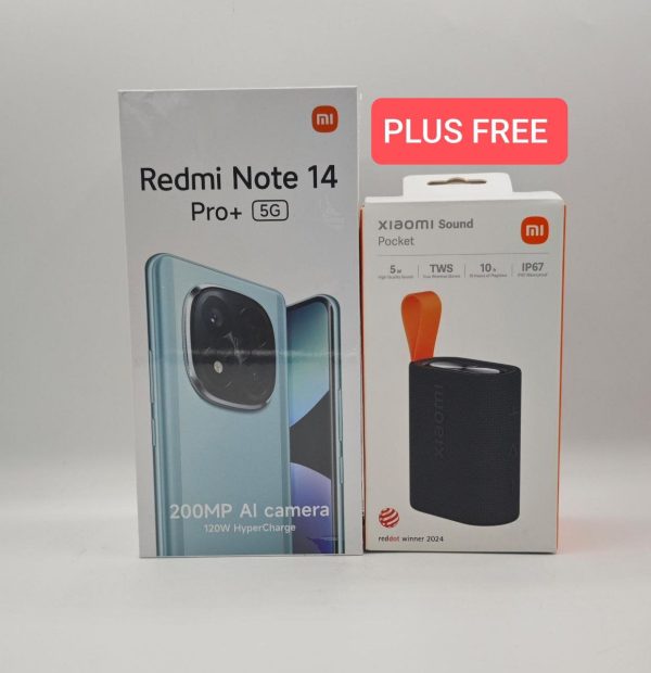 Xiaomi Redmi Note 14 Pro Plus 5G( 8GB/256GB) Plus Free Xiaomi Pocket Bluetooth Speaker