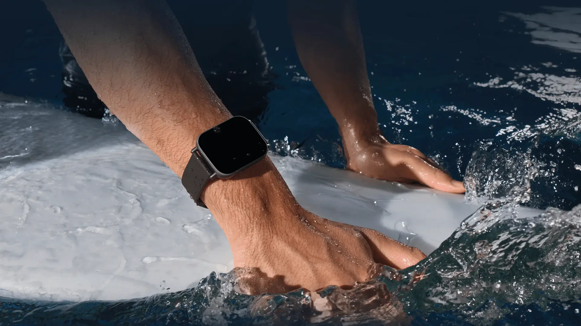 5ATM Smartwatch Kenya Redmi Watch 5 Active Water Resistant in Action