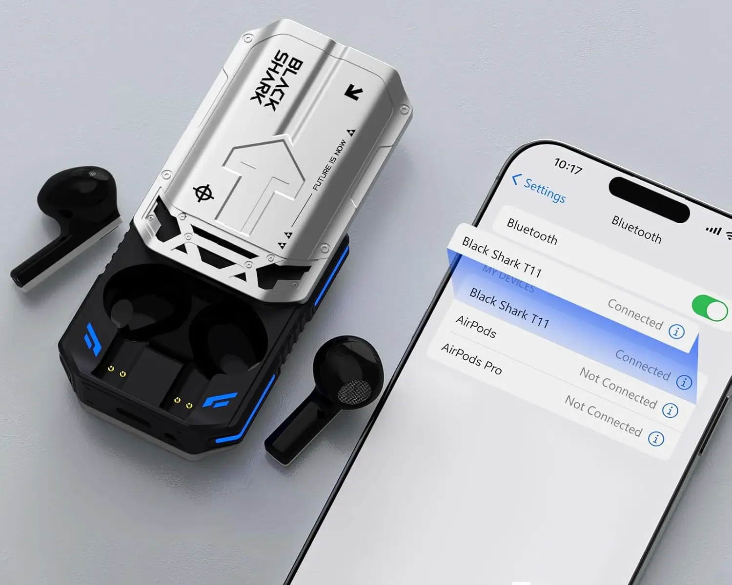 Gaming Earbuds Bluetooth Pairing Kenya Black Shark T11 Connected Phone