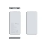 Power Bank 10000mAh Front and Back View Eco Friendly PC ABS Build