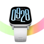 Redmi Watch 5 Active Matte Silver Large 2 Inch LCD Display Close Up