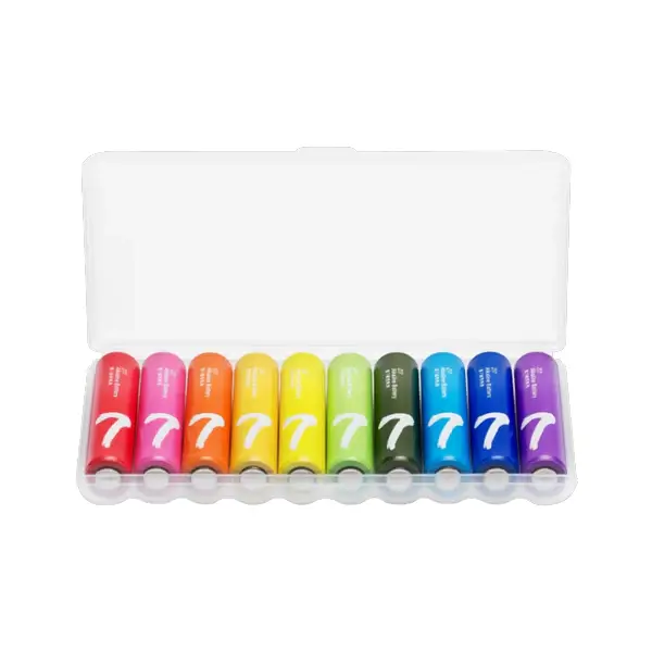 Xiaomi AA Rainbow Battery Pack 10 Pieces