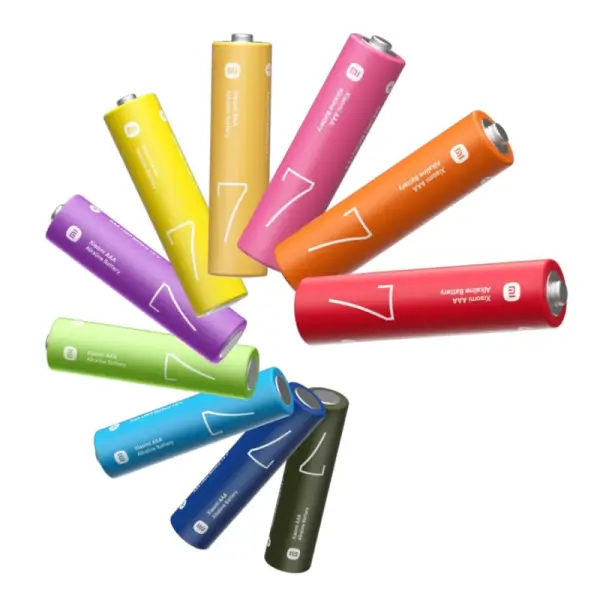 Xiaomi AAA Rainbow Batteries Long Lasting Pack