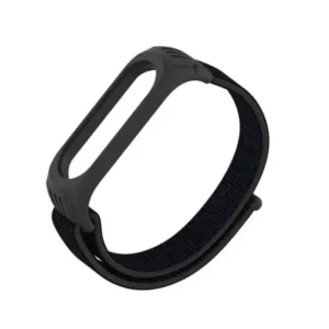 Xiaomi Mi Band 4 or 5 or 6 Nylon Loop Strap Adjustable Replacement Band