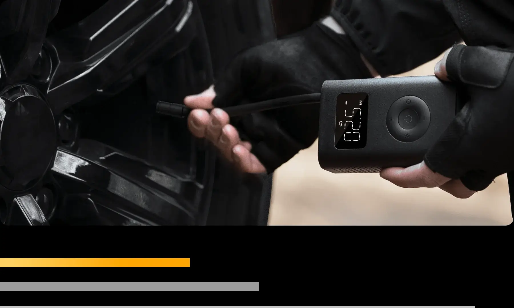 Xiaomi Mi Portable Electric Air Compressor Portable Smart Tire Pump 150psi