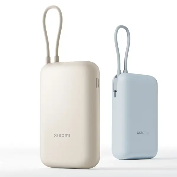 Xiaomi Power Bank 10000mAh Fast Charging with Integrated Cable