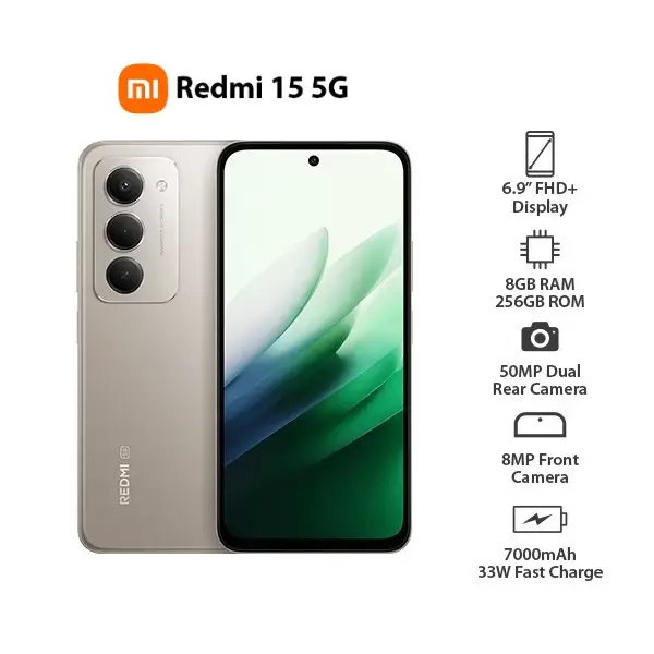 Xiaomi Redmi 15 5G 8GB RAM 256GB Smartphone New Arrival
