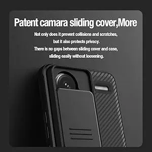 Xiaomi Redmi Note 13 Pro Plus Case with Patent Slide Camera Cover Lens
