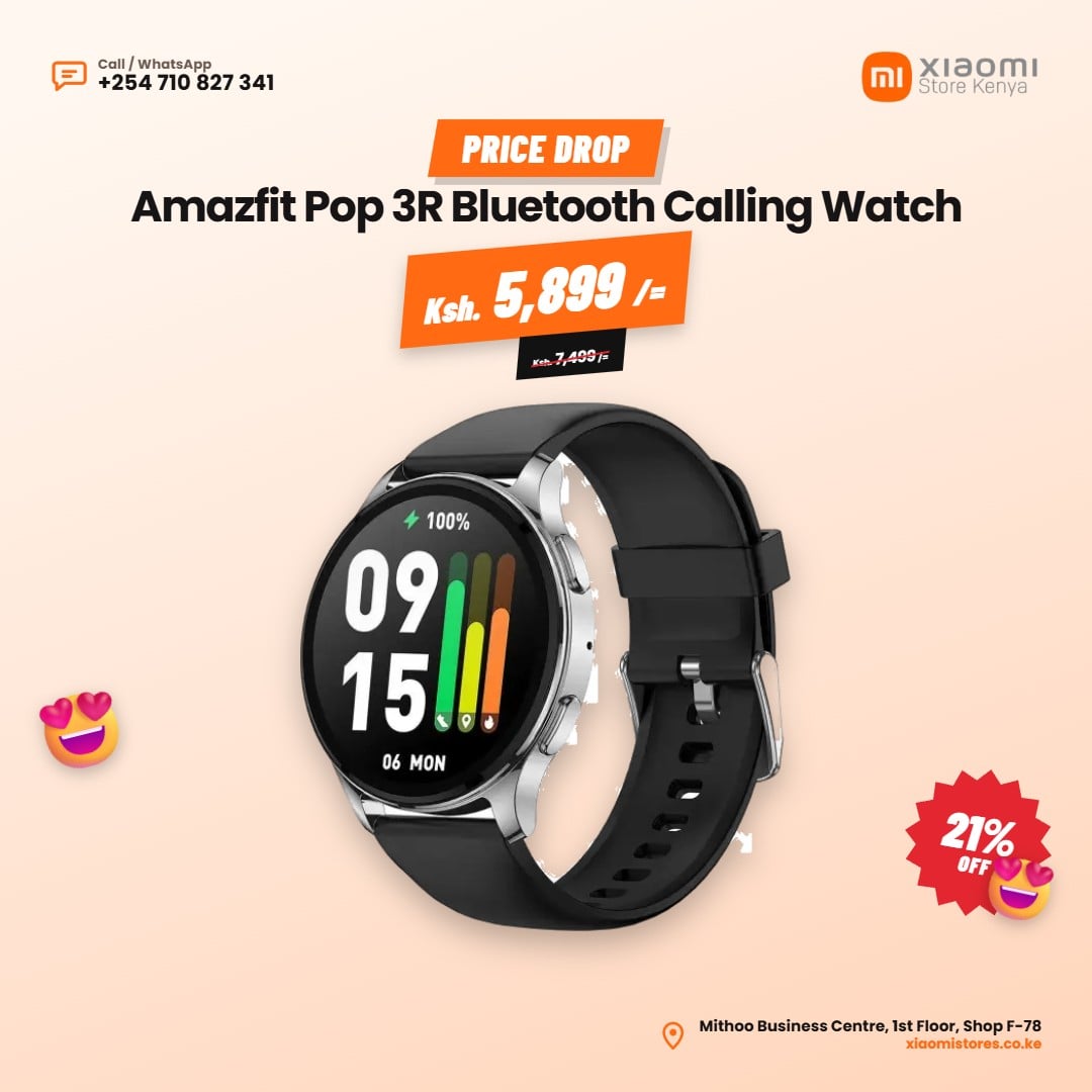 Amazfit Pop 3R Bluetooth Calling Watch