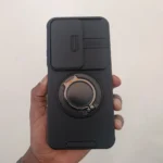 Redmi 15 Cover Back Cover for Redmi 15 with Slide Camera Lens Protective Cover Black