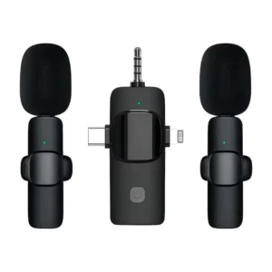 Mi Wireless Microphone 3 in 1 Clip On Mini Mic for Content Creators