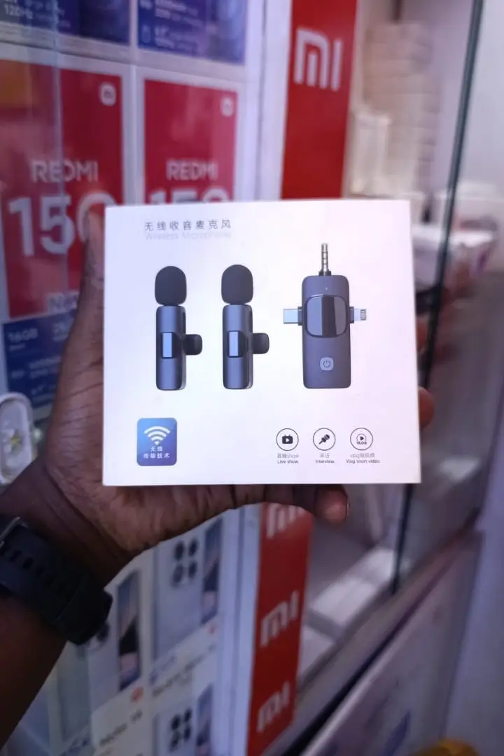 Mi Wireless Microphone 3 in 1 Long Battery Life with Intelligent Noise Reduction