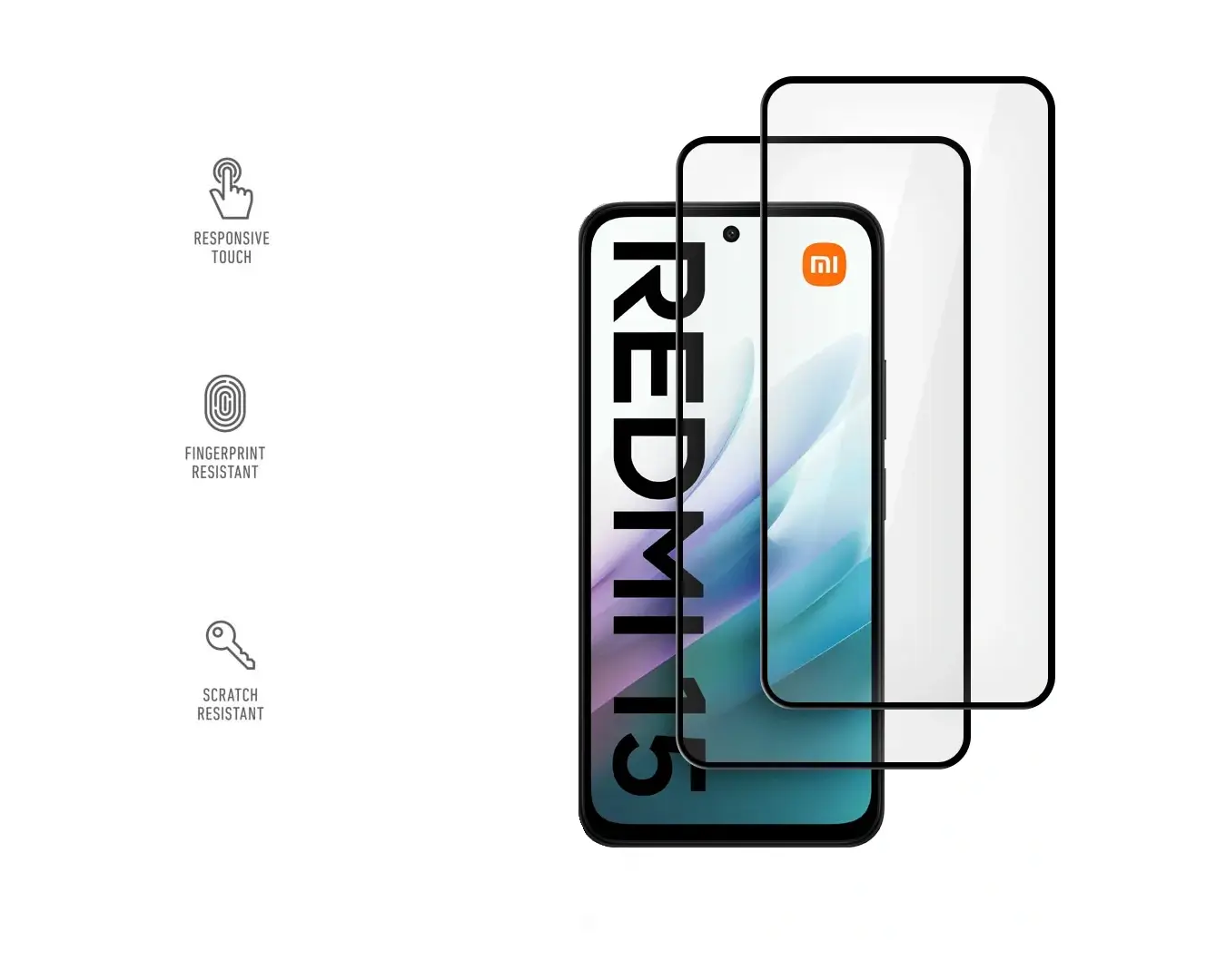 Xiaomi Redmi 15 Tempered Glass Protector ESD Curved Edge Anti-Static Nairobi Stock