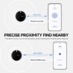 MiTag Duo Bluetooth Tracker for iOS and Android Item Finder