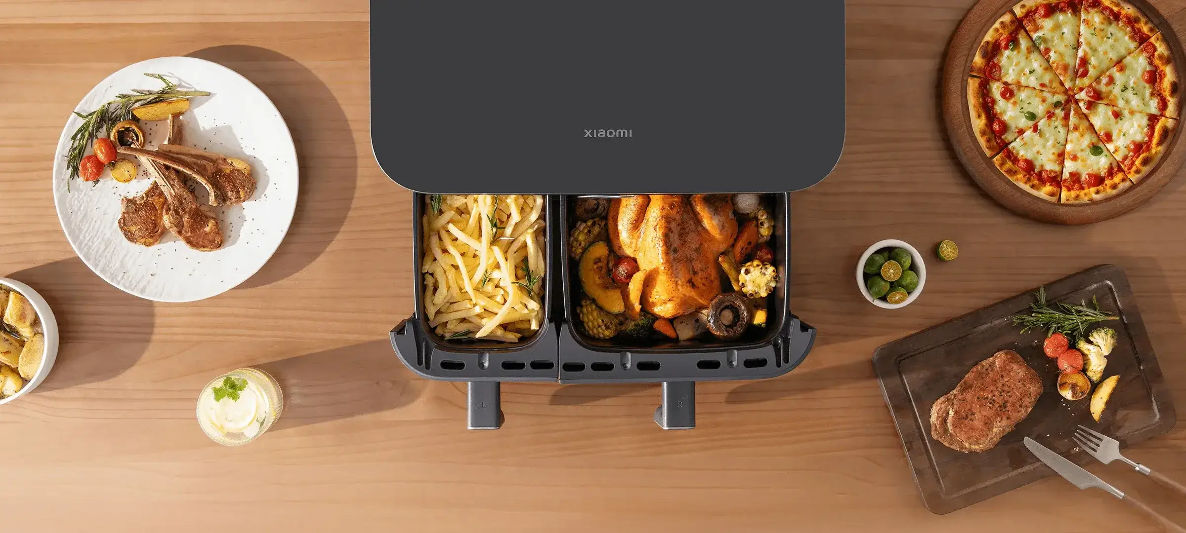 Buy Air Fryer 10L in Kenya Large Capacity Dual Basket 2700W