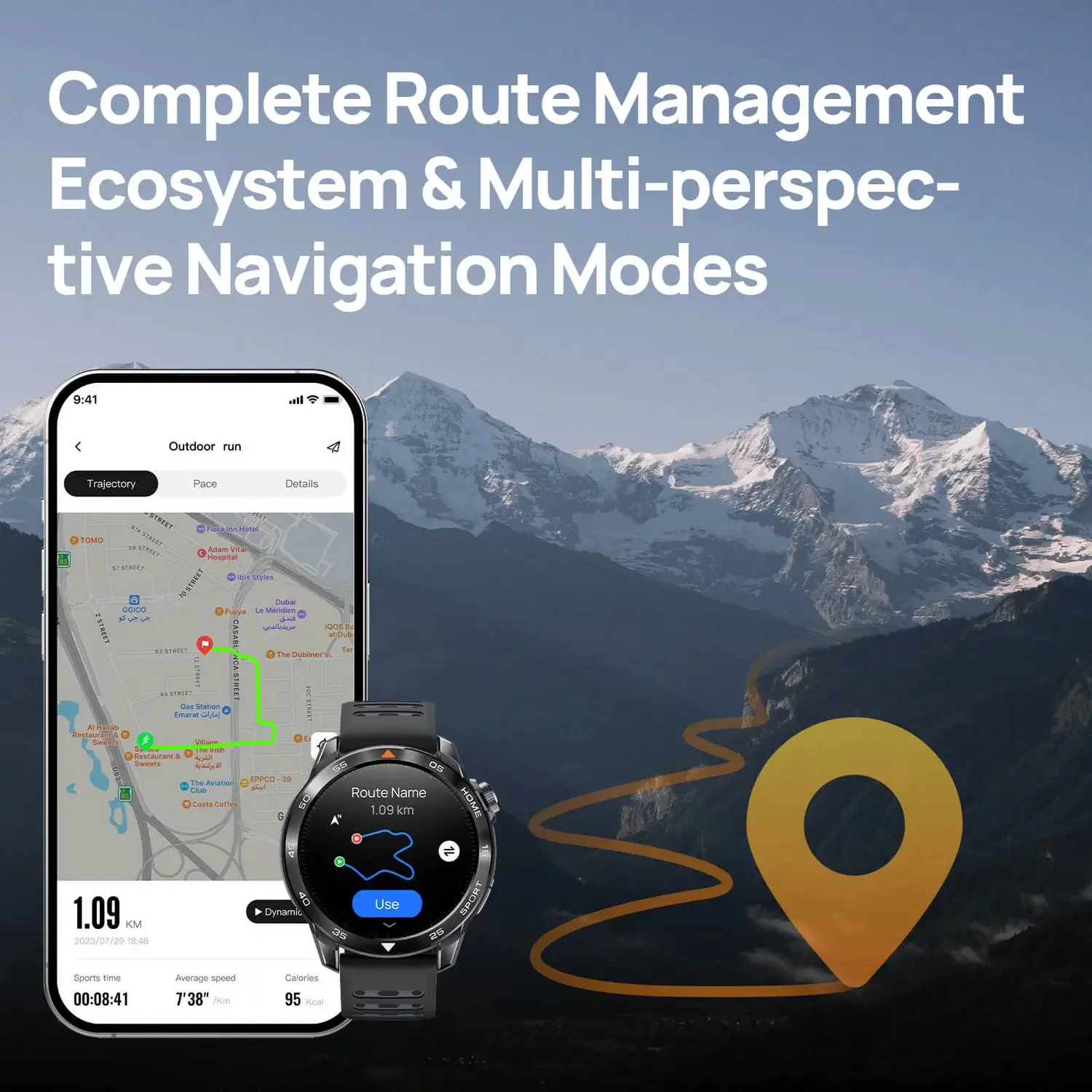 Mibro GS Pro2 GPS Smartwatch with Dual Frequency Navigation