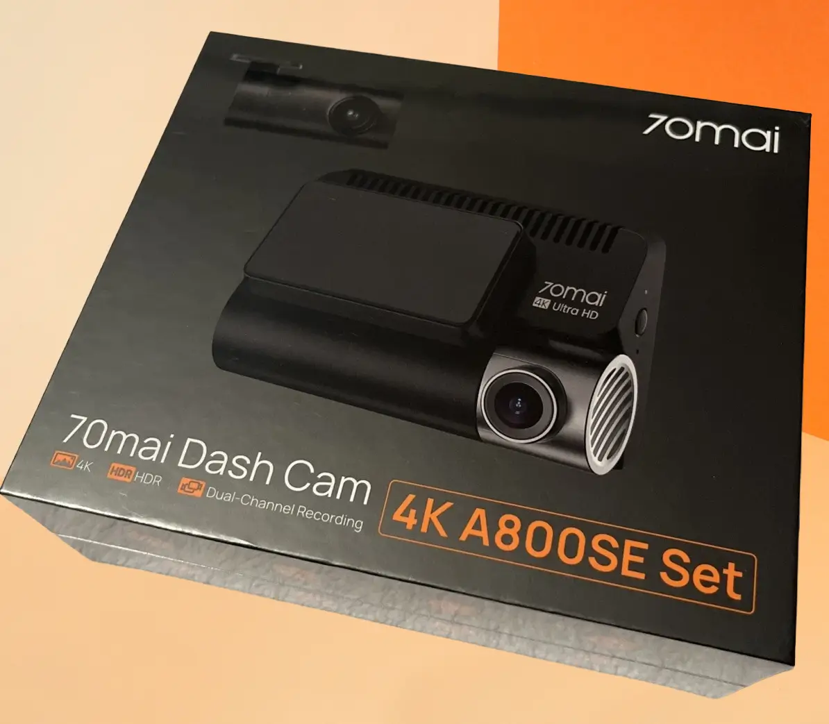 Buy 70mai A800SE 4K Front And Rear Dash Cam - Authorized Xiaomi