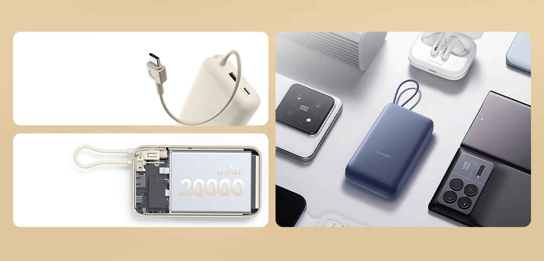 Xiaomi 20000mAh Travel Power Bank Kenya with Laptop Earbuds and Phone