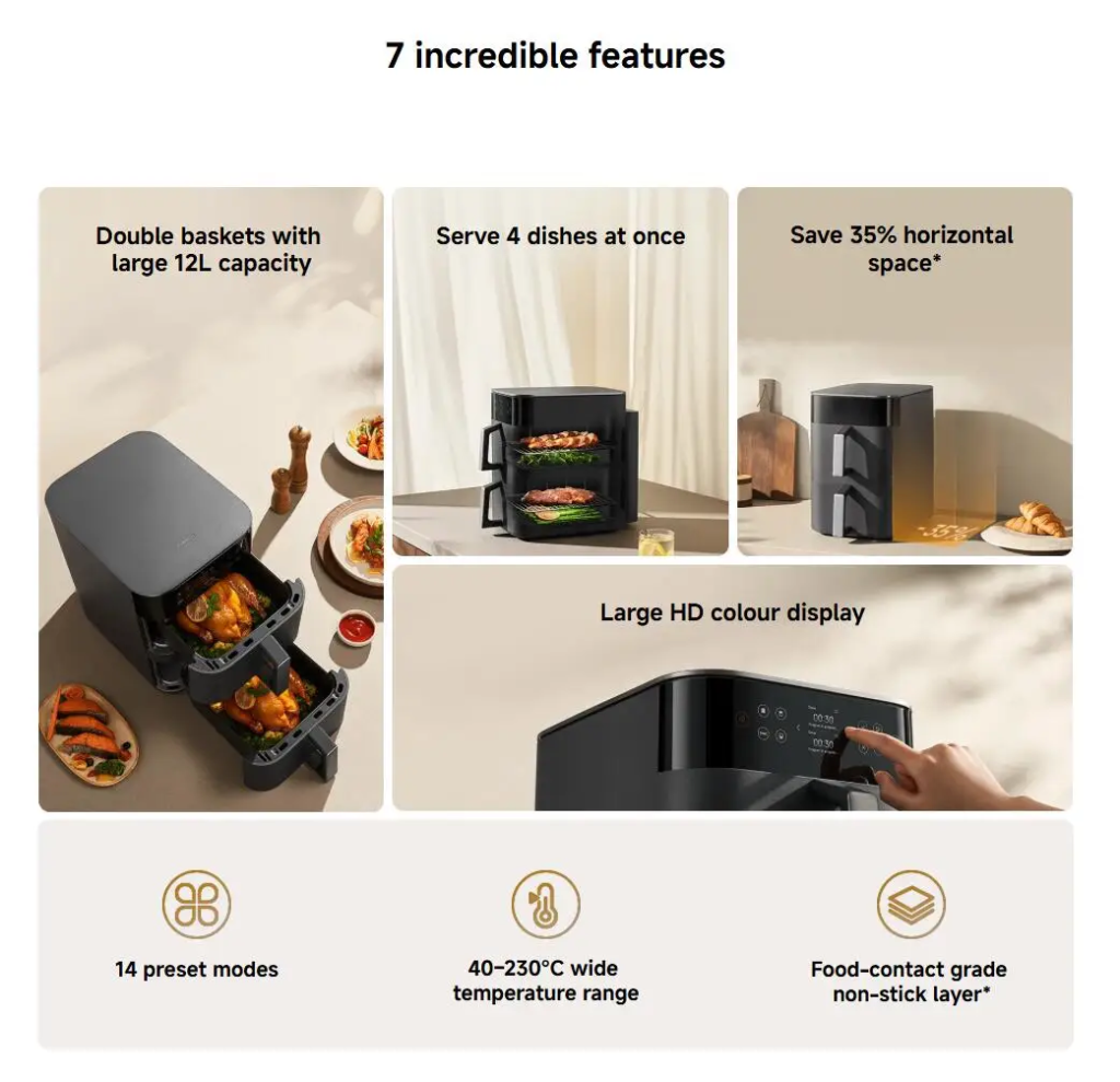 Xiaomi Smart Double Stack Air Fryer 12L — image 3