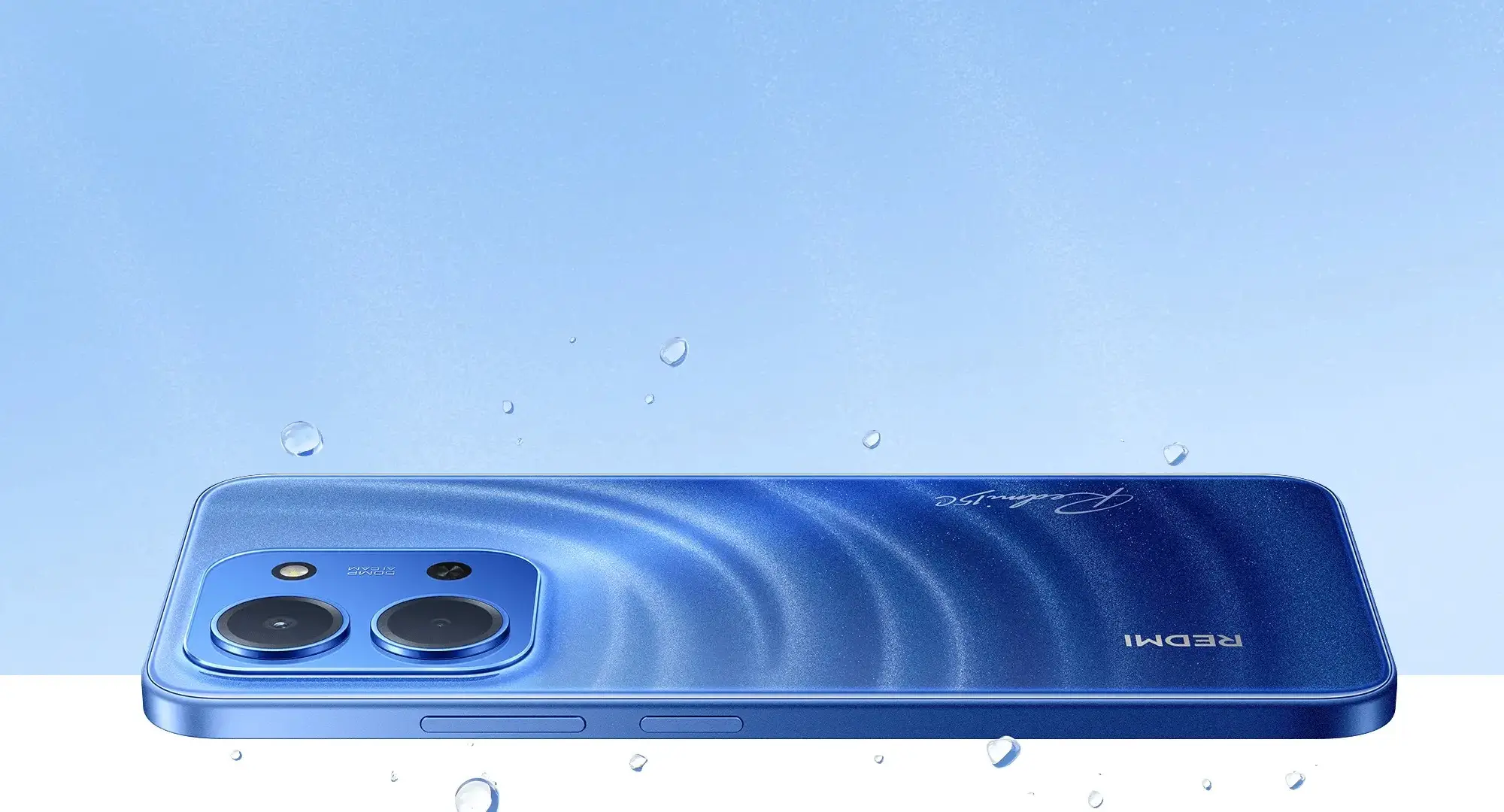 Best Budget Phone Kenya Redmi 15C Blue Side View