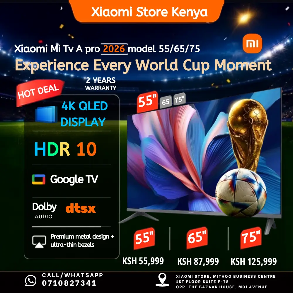 Don’t Miss World Cup Matches Xiaomi A Pro Smart TV 2026 55 Inch 65 Inch and 75 Inch
