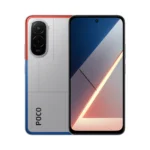 Dual Colour POCO M7 Silver Blue Rear View