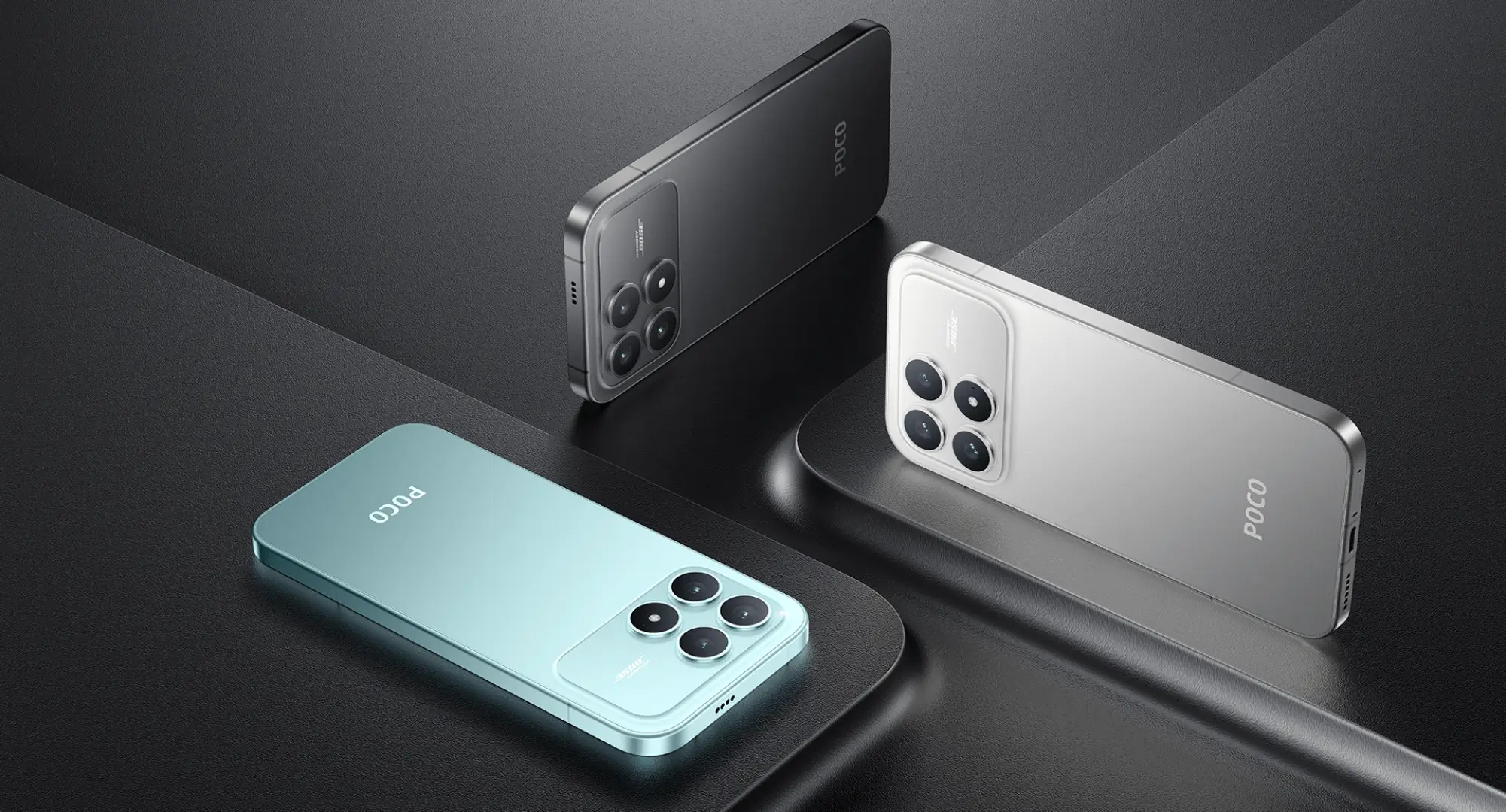 POCO F8 Pro Colors Black Silver Blue Kenya