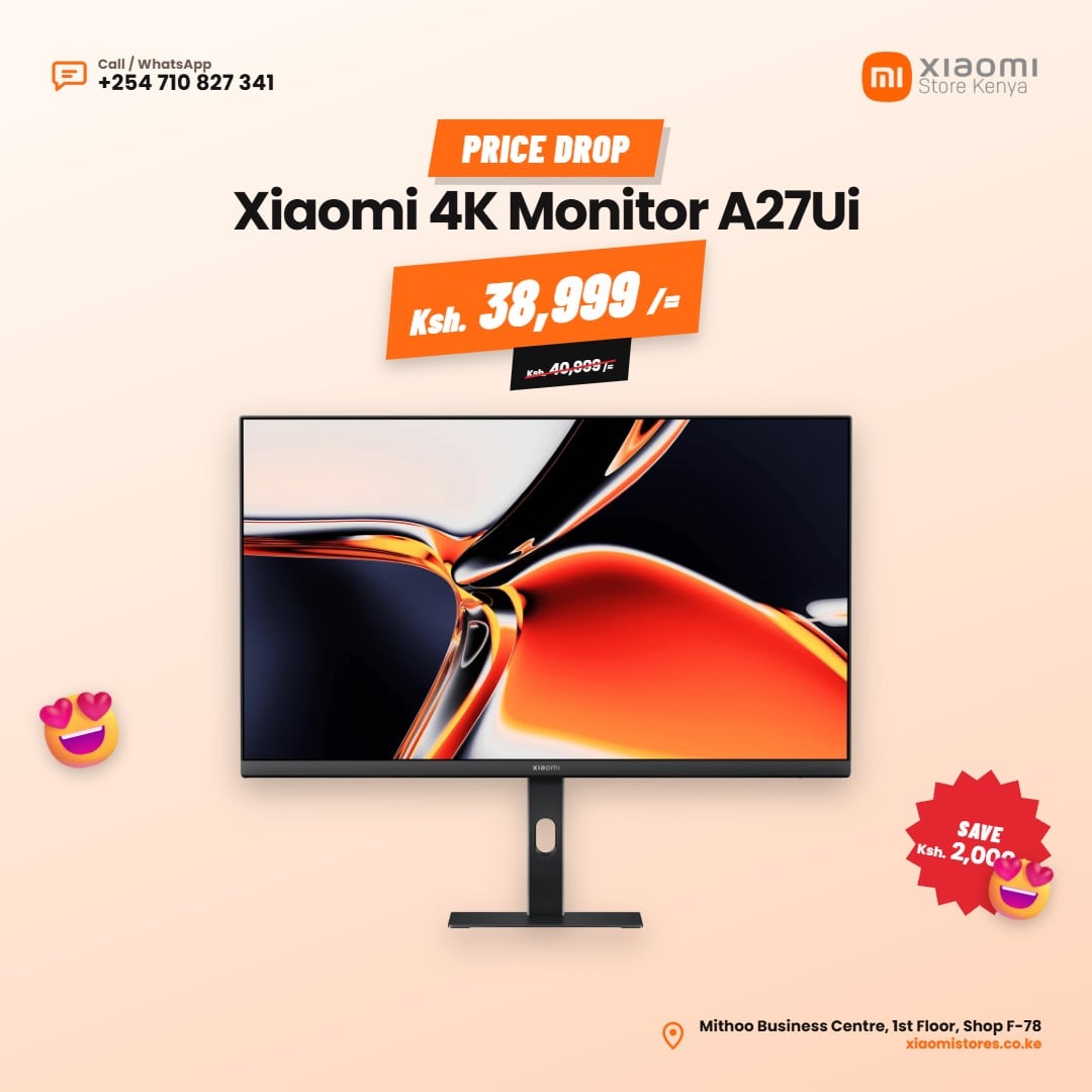 Xiaomi 4K Monitor A27Ui Offer Studio poster
