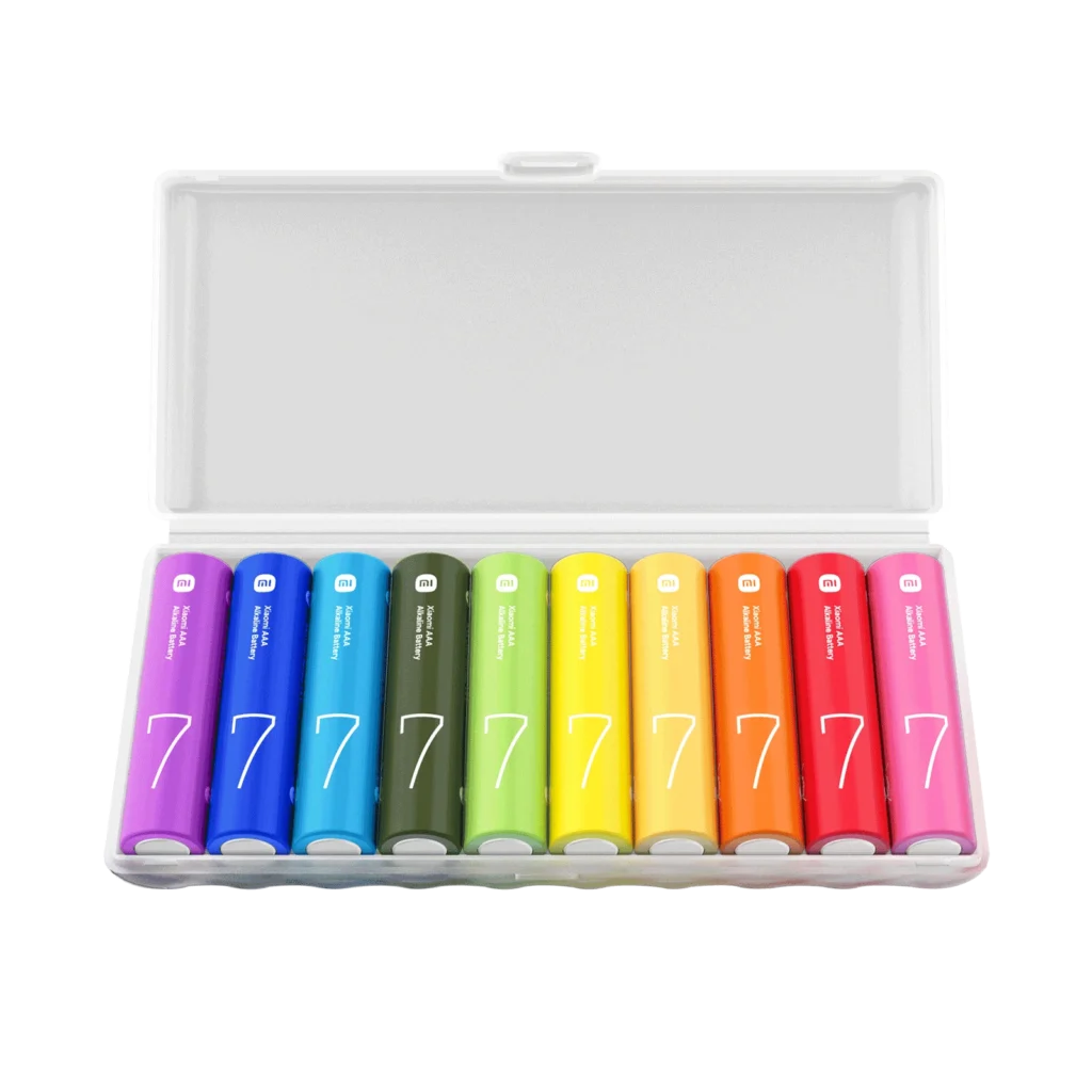 Xiaomi AAA Rainbow Batteries (10 Count) — image 2