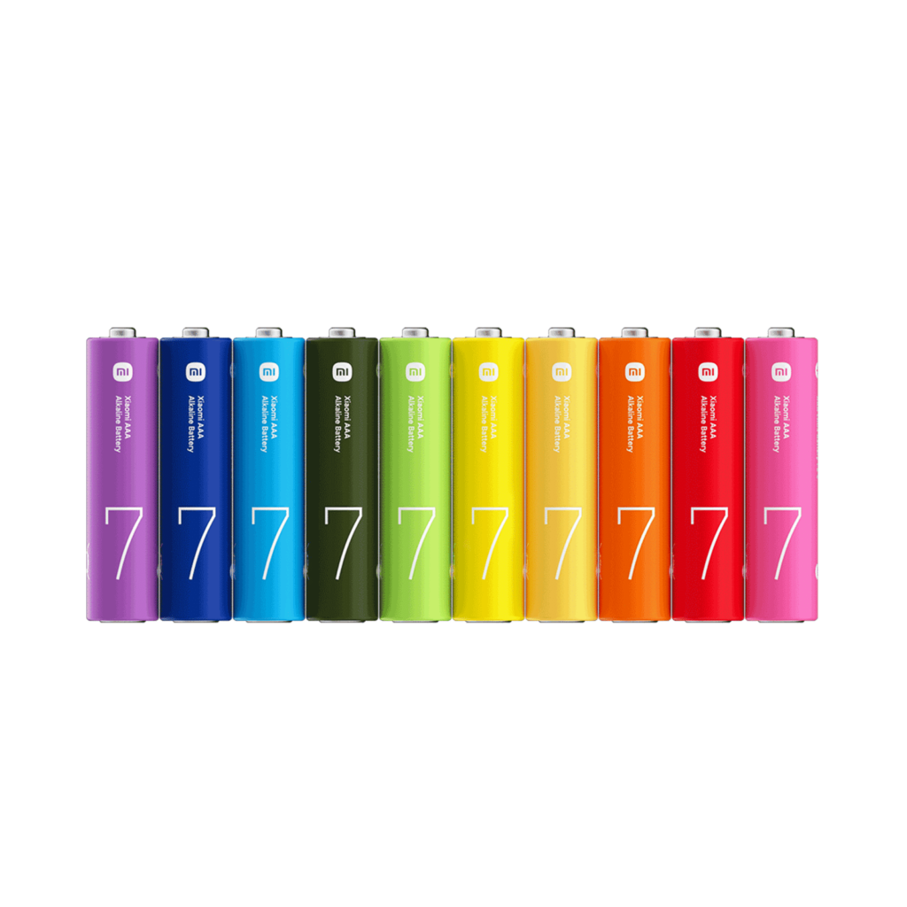 Xiaomi AAA Rainbow Batteries (10 Count) — image 1