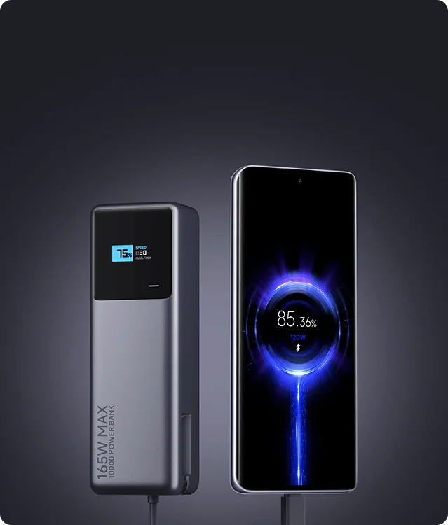 Xiaomi 165W Power Bank 10000 (Integrated Cable)