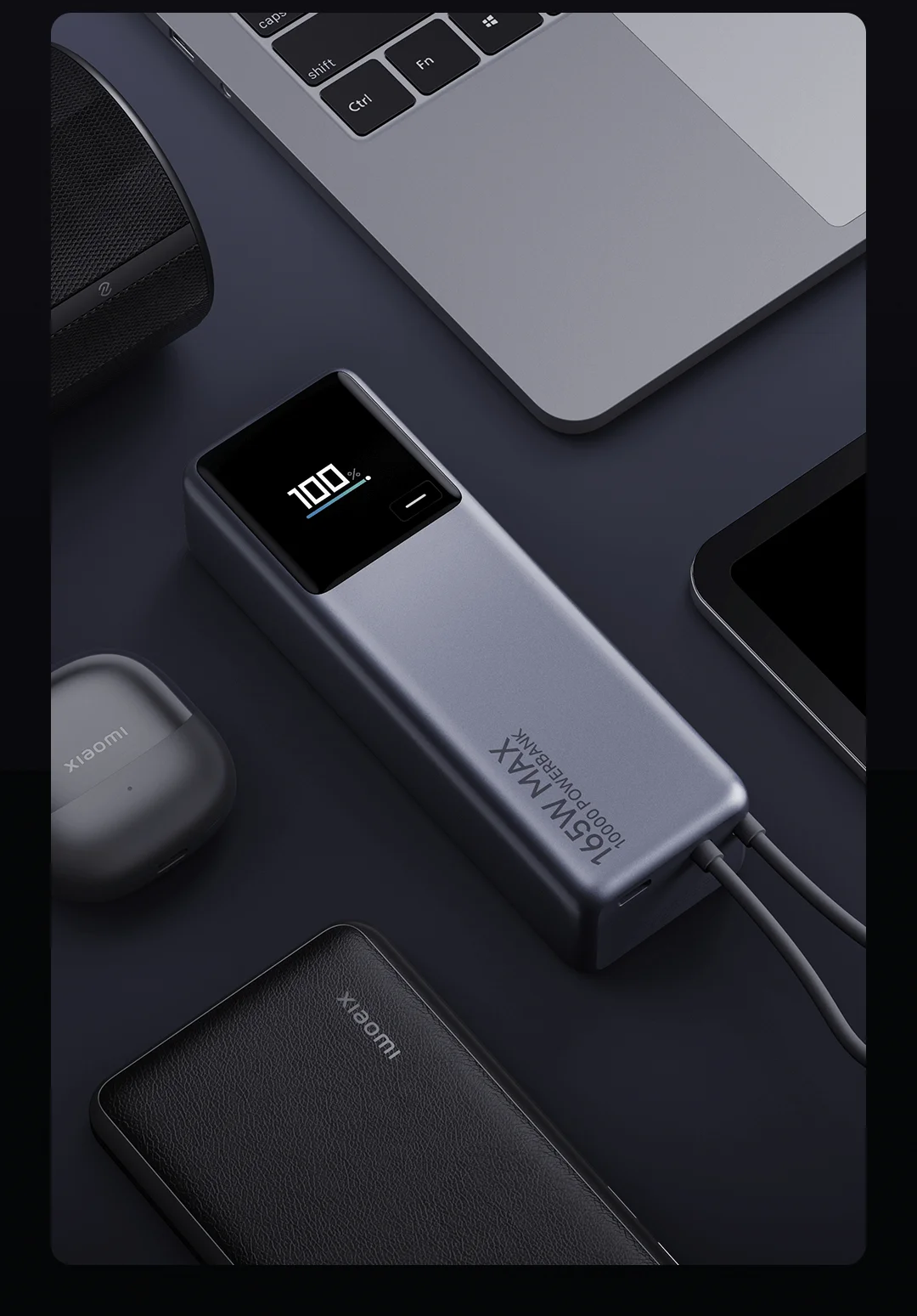 Xiaomi 165W Power Bank 10000 (Integrated Cable)