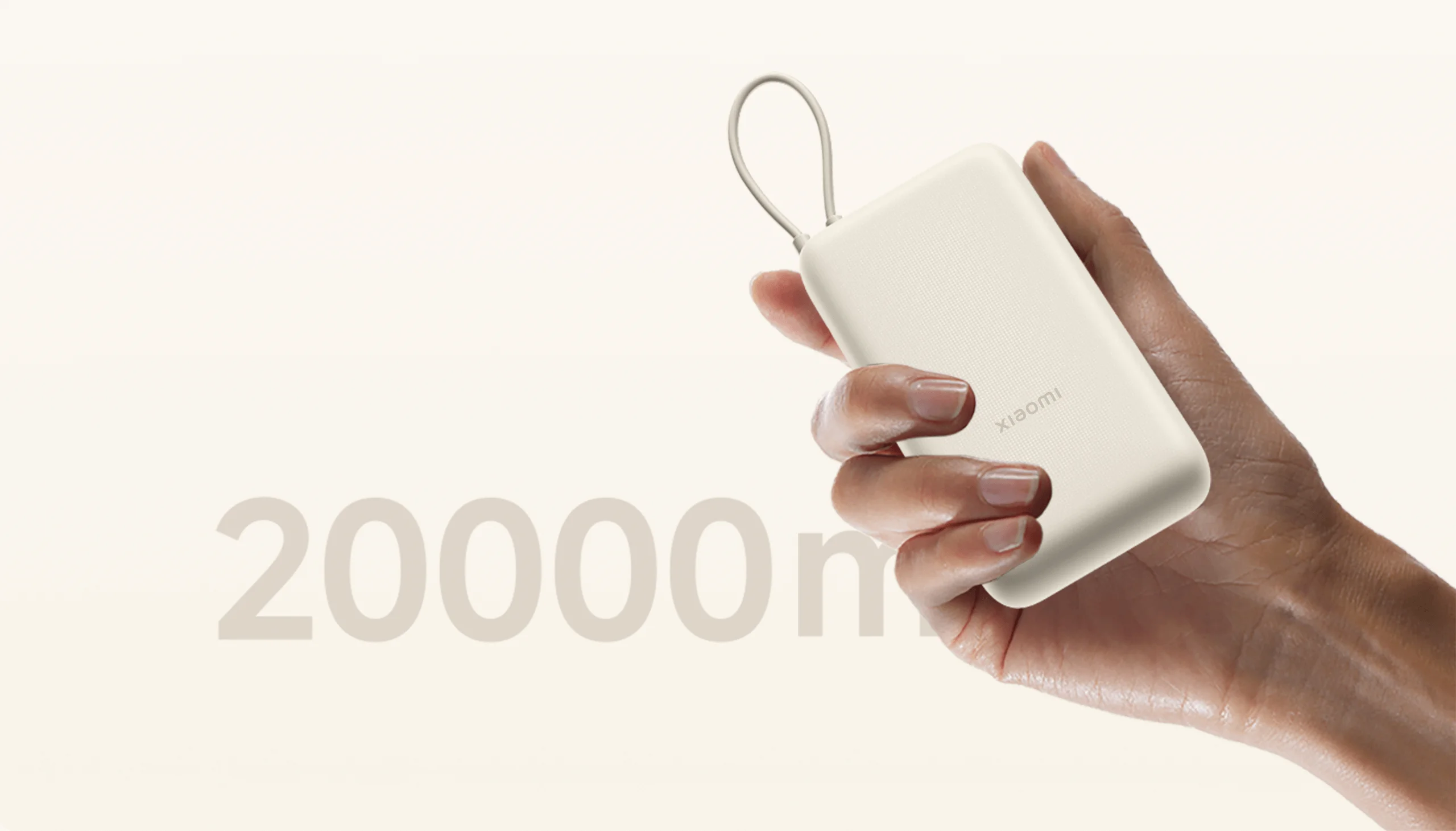 Xiaomi 33W Power Bank 20000mAh Integrated Cable