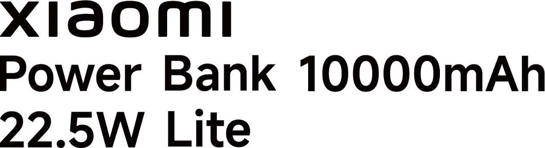 Xiaomi Power Bank 10000 mAh 22.5W Lite