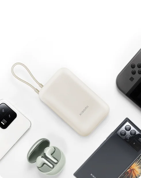 Xiaomi Power Bank 10000mAh (Integrated Cable)