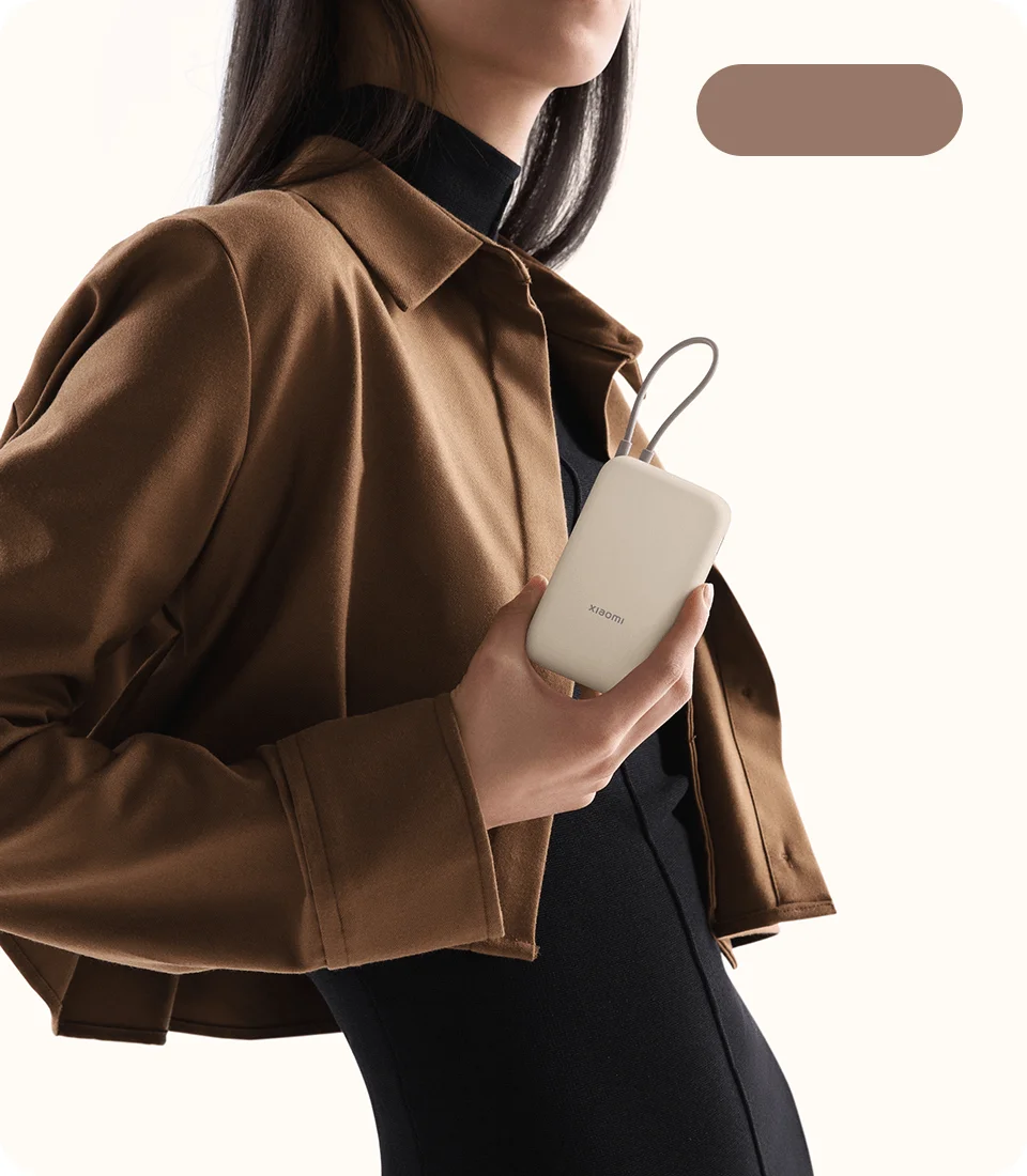 Xiaomi Power Bank 10000mAh (Integrated Cable)