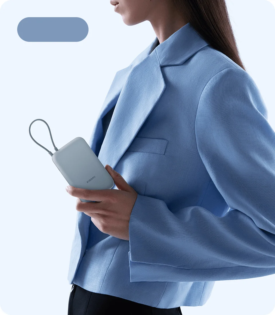Xiaomi Power Bank 10000mAh (Integrated Cable)