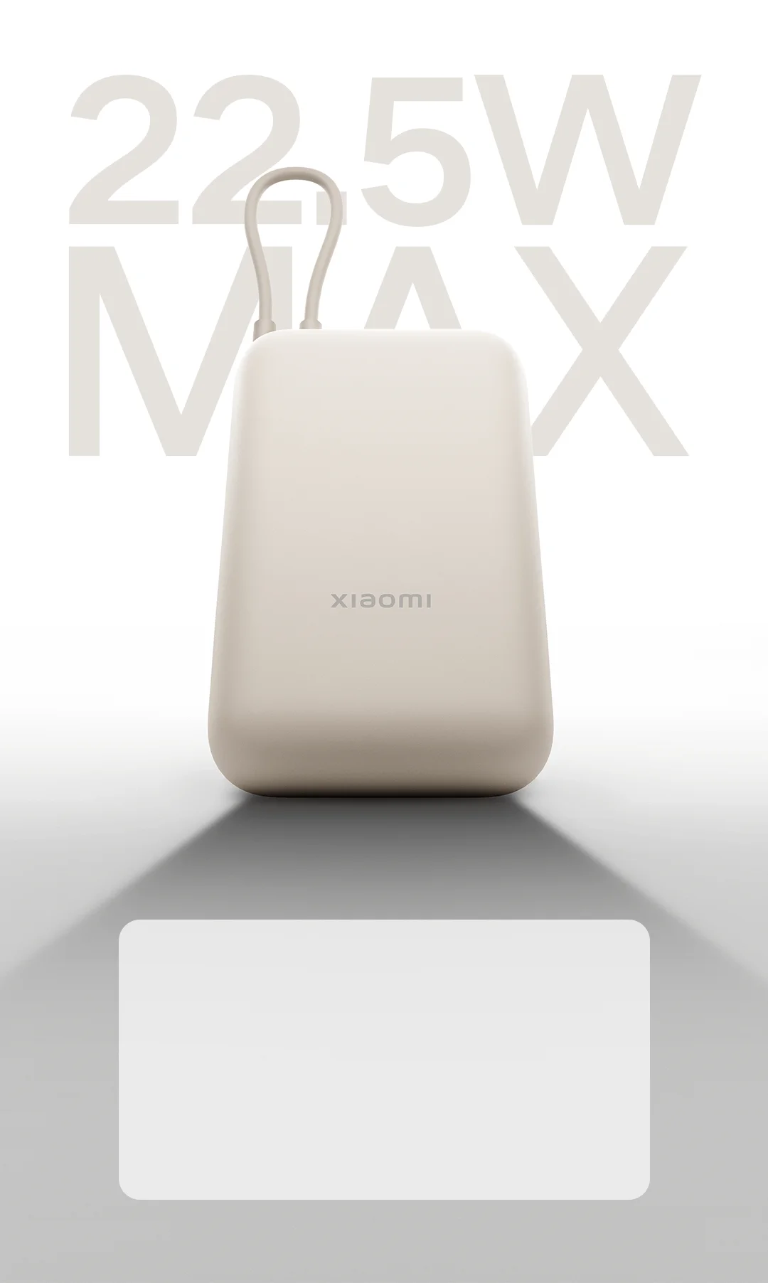 Xiaomi Power Bank 10000mAh (Integrated Cable)