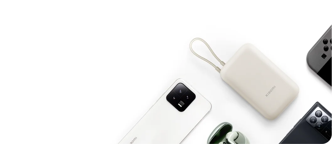 Xiaomi Power Bank 10000mAh (Integrated Cable)