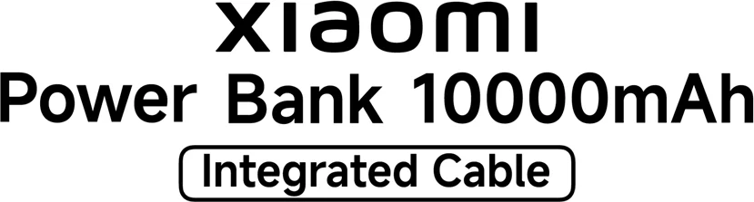 Xiaomi Power Bank 10000mAh (Integrated Cable)