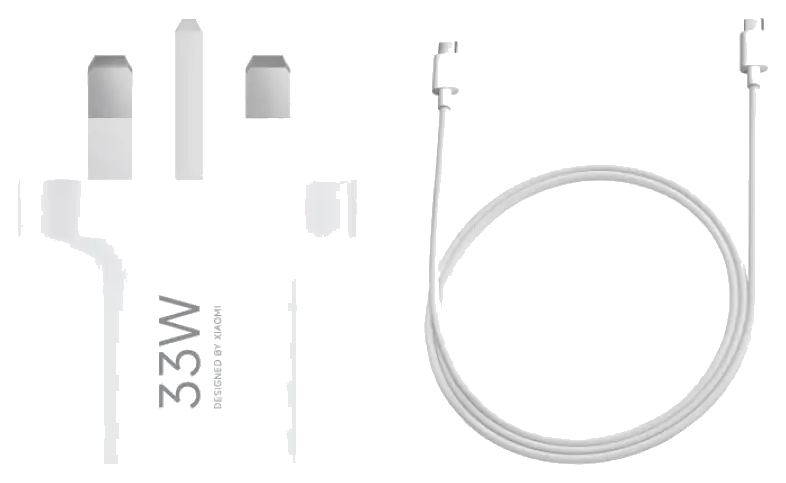 Xiaomi 33W Nano Power Adapter + USB C Cable